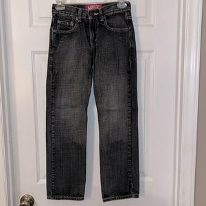 Boys Levi’s Black heather denim Slim Straight 514 Jeans, 25 X 25, 10 Reg